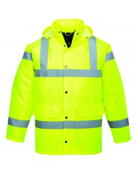 Portwest Yellow Breathable Traffic Jacket S461 Bombers & Anoraks 